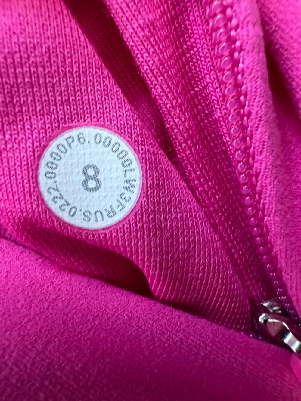 Lululemon Sonic Pink Original Define Jacket Nulu Size 8 NWT - Picture 6 of 7